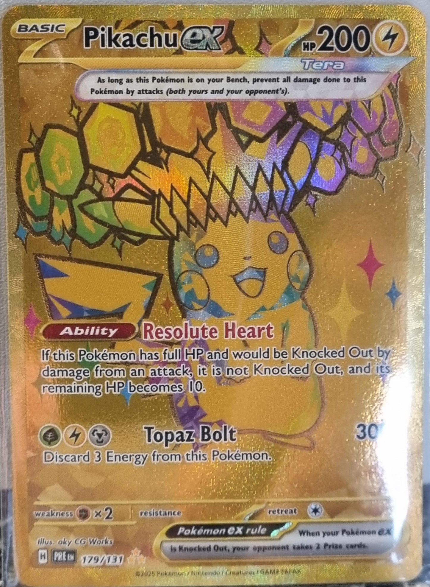 Pikachu ex - Prismatic Evolutions (Secret Rare) [PRE-179]