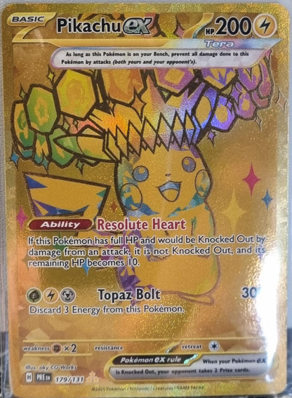 Pikachu ex - Prismatic Evolutions (Secret Rare) [PRE-179]