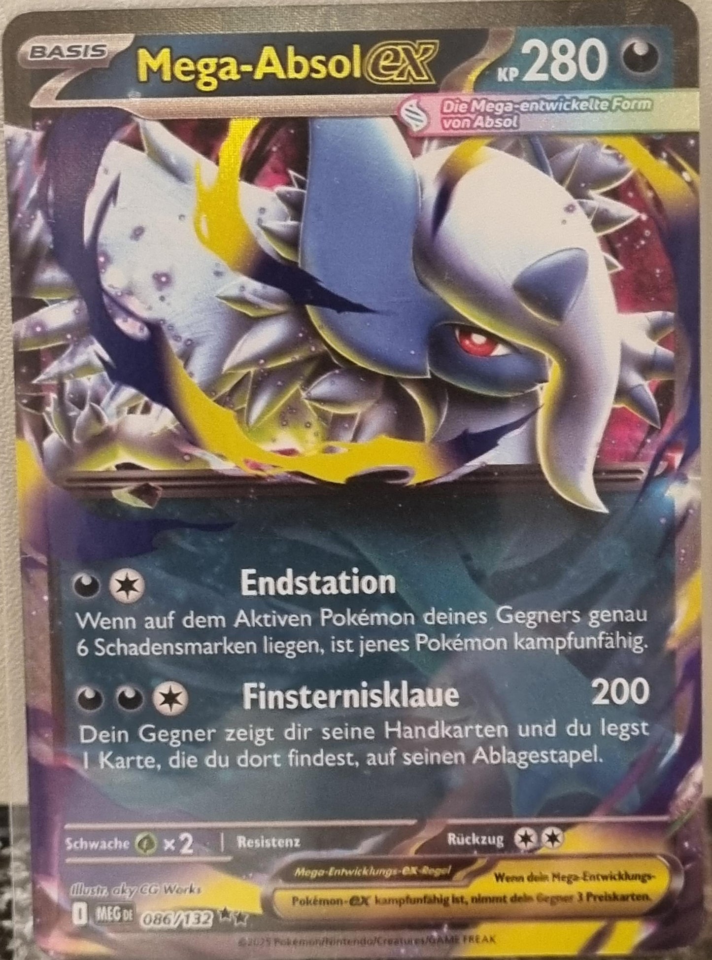 Mega Absol ex - Mega Evolution (Double Rare) [MEG-086]