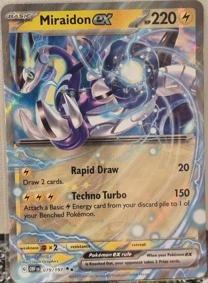 Miraidon ex - Obsidian Flames (Double Rare) [OBF-079]