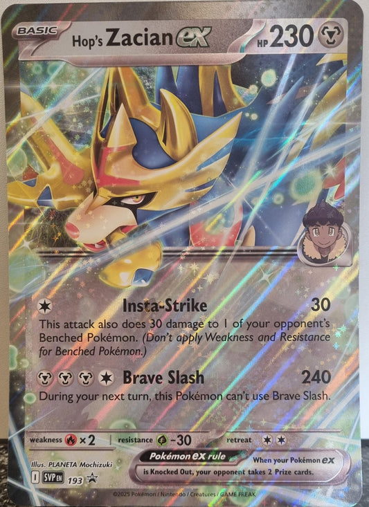 Hop's Zacian ex - SV Black Star Promos (Oversized) [SVP-193]