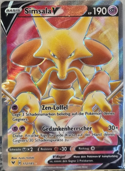 Alakazam V - Vivid Voltage (Ultra Rare) [VIV-172]