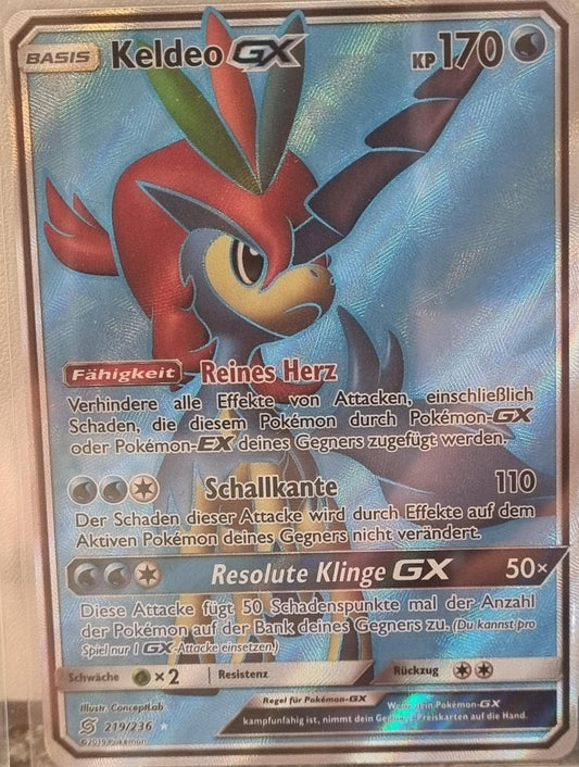 Keldeo GX - Unified Minds (Ultra Rare) [UNM-219]