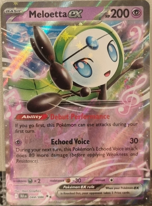Meloetta ex - Black Bolt (Double Rare) [BLK-044]