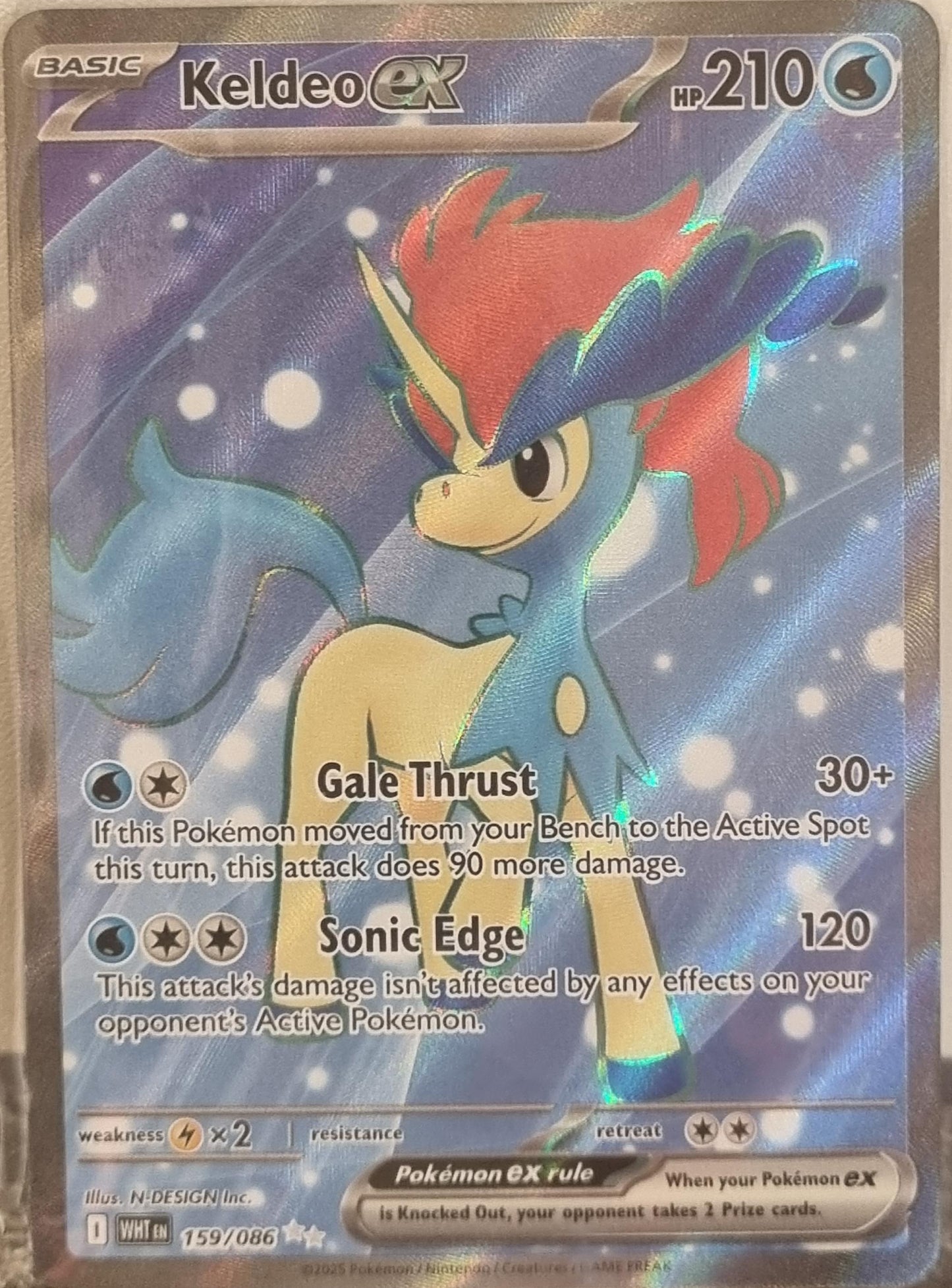 Keldeo ex - White Flare (Ultra Rare) [WHT-159]