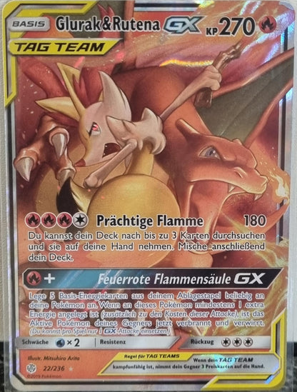 Charizard & Braixen GX - Cosmic Eclipse (Ultra Rare) [CEC-22]