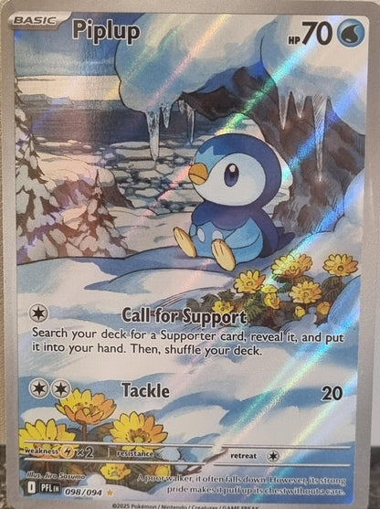 Piplup - Phantasmal Flames (Illustration Rare) [PFL-098]