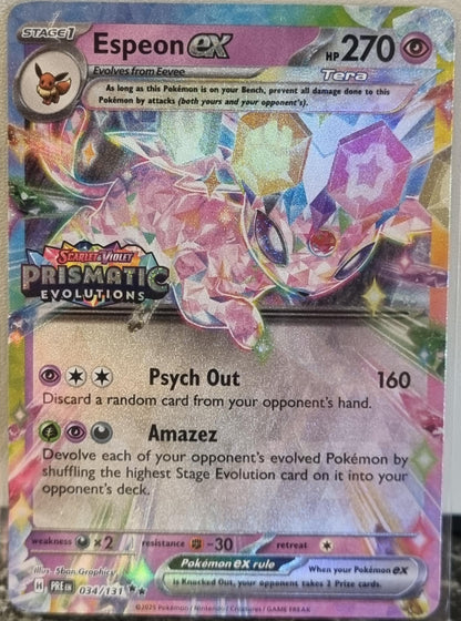 Espeon ex - Prismatic Evolutions: Additionals (Promo) [xPRE-034]