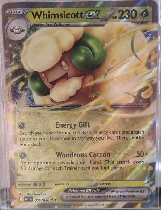 Whimsicott ex - White Flare (Double Rare) [WHT-005]
