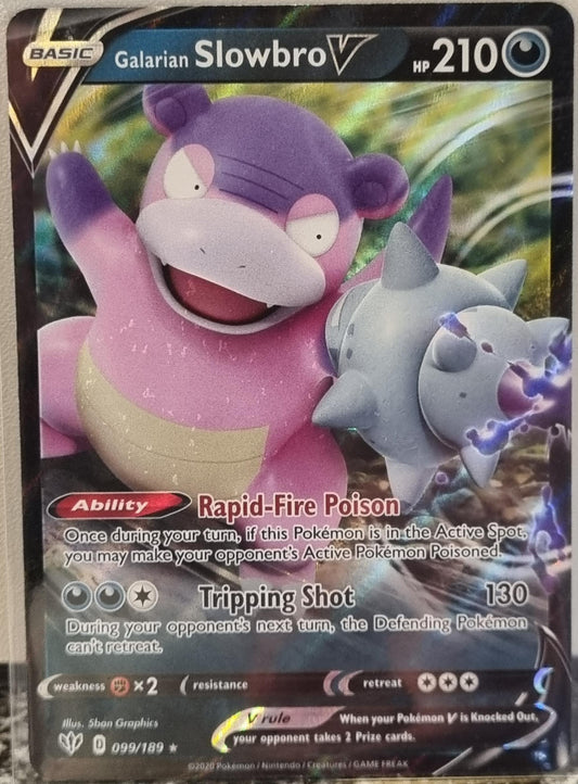 Galarian Slowbro V - Darkness Ablaze (Ultra Rare) [DAA-99]