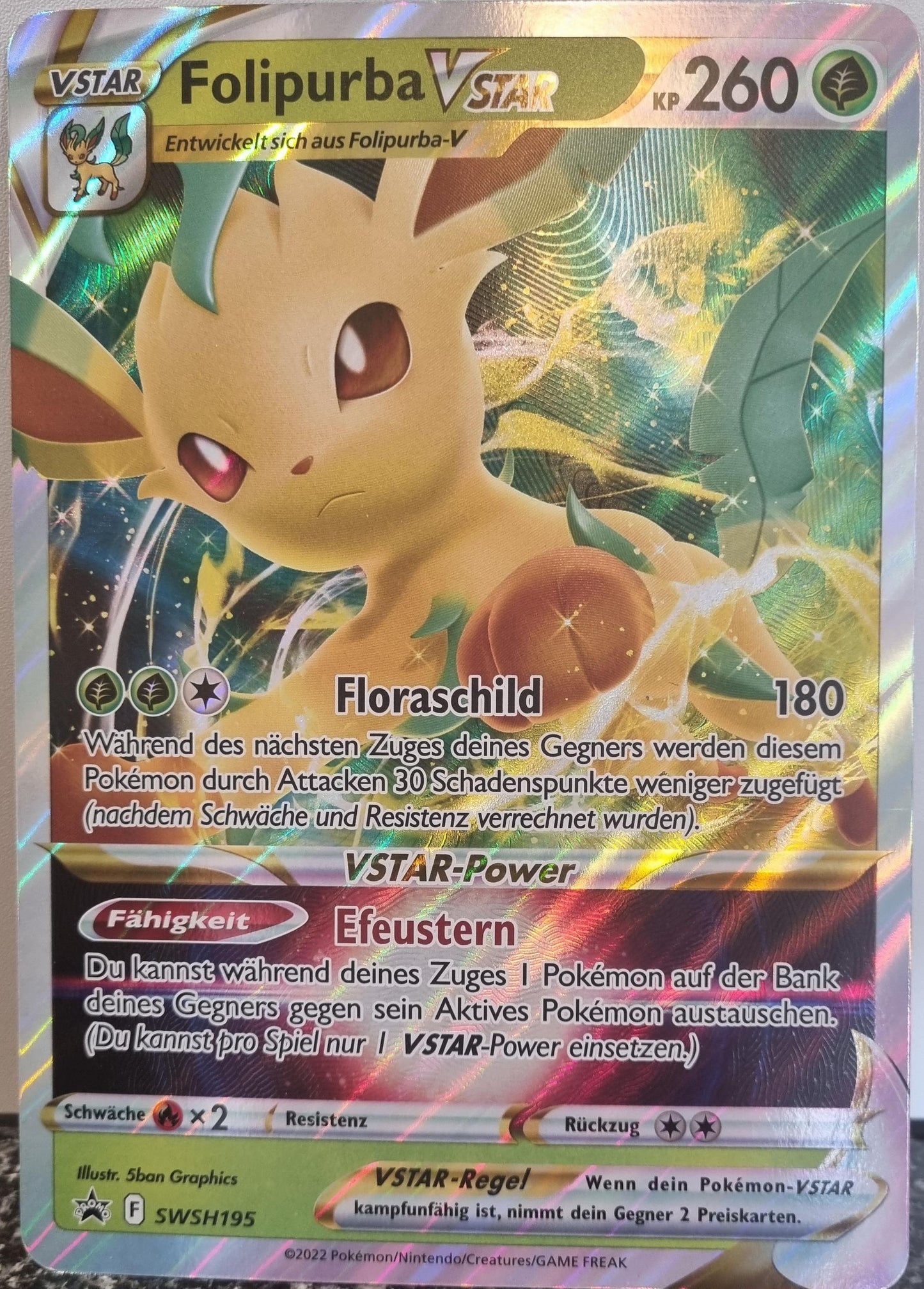 Leafeon VSTAR - SWSH Black Star Promos (Oversized) [SWSH-195]