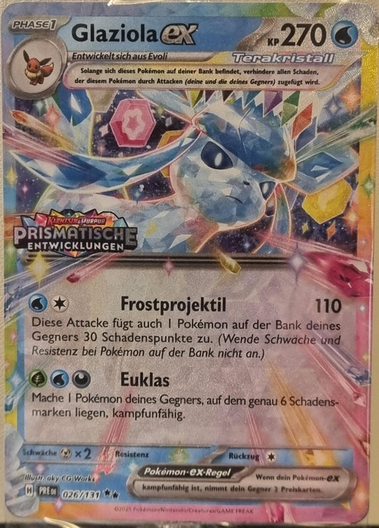 Glaceon ex - Prismatic Evolutions: Additionals (Promo) [xPRE-026]
