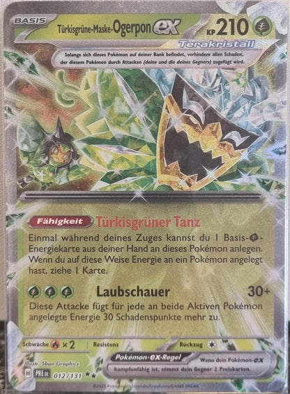 Teal Mask Ogerpon ex - Prismatic Evolutions (Double Rare) [PRE-012]