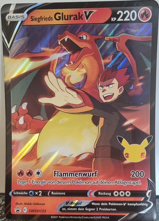 Lance's Charizard V - SWSH Black Star Promos (Oversized) [SWSH-133]