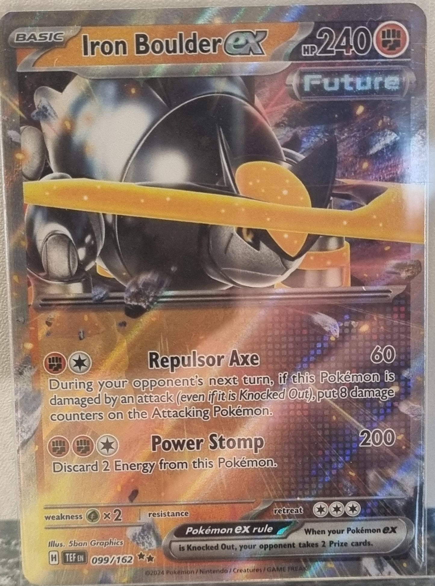Iron Boulder ex - Temporal Forces (Double Rare) [TEF-099]
