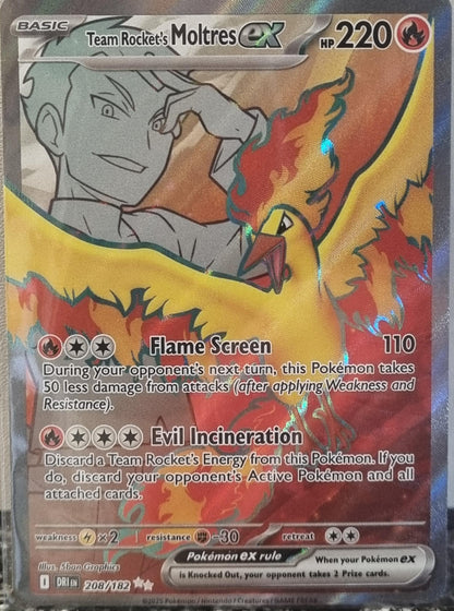 Team Rocket's Moltres ex - Destined Rivals (Ultra Rare) [DRI-208]