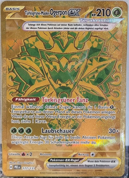 Teal Mask Ogerpon ex - Prismatic Evolutions (Secret Rare) [PRE-177]