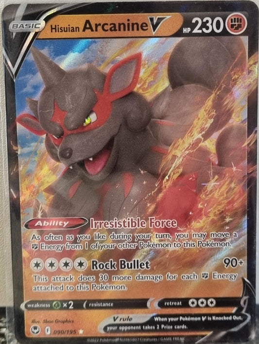 Hisuian Arcanine V - Silver Tempest (Ultra Rare) [SIT-090]