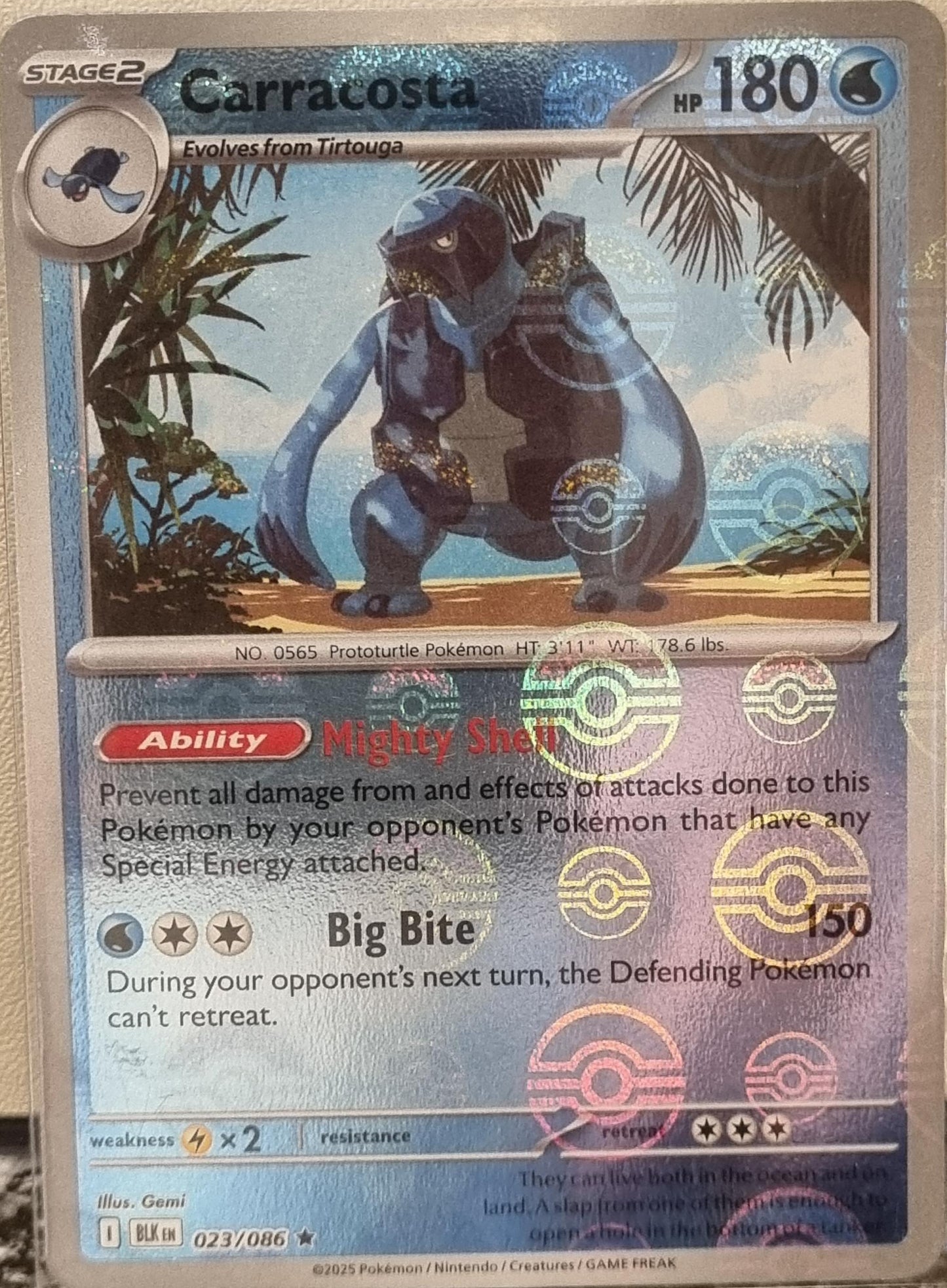 Carracosta - Black Bolt: Additionals (Rare) [xBLK-023]