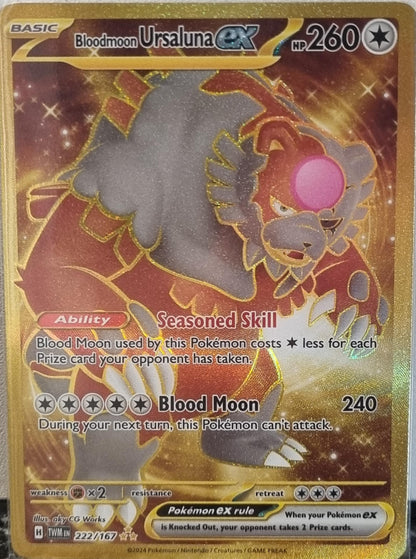 Bloodmoon Ursaluna ex - Twilight Masquerade (Secret Rare) [TWM-222]