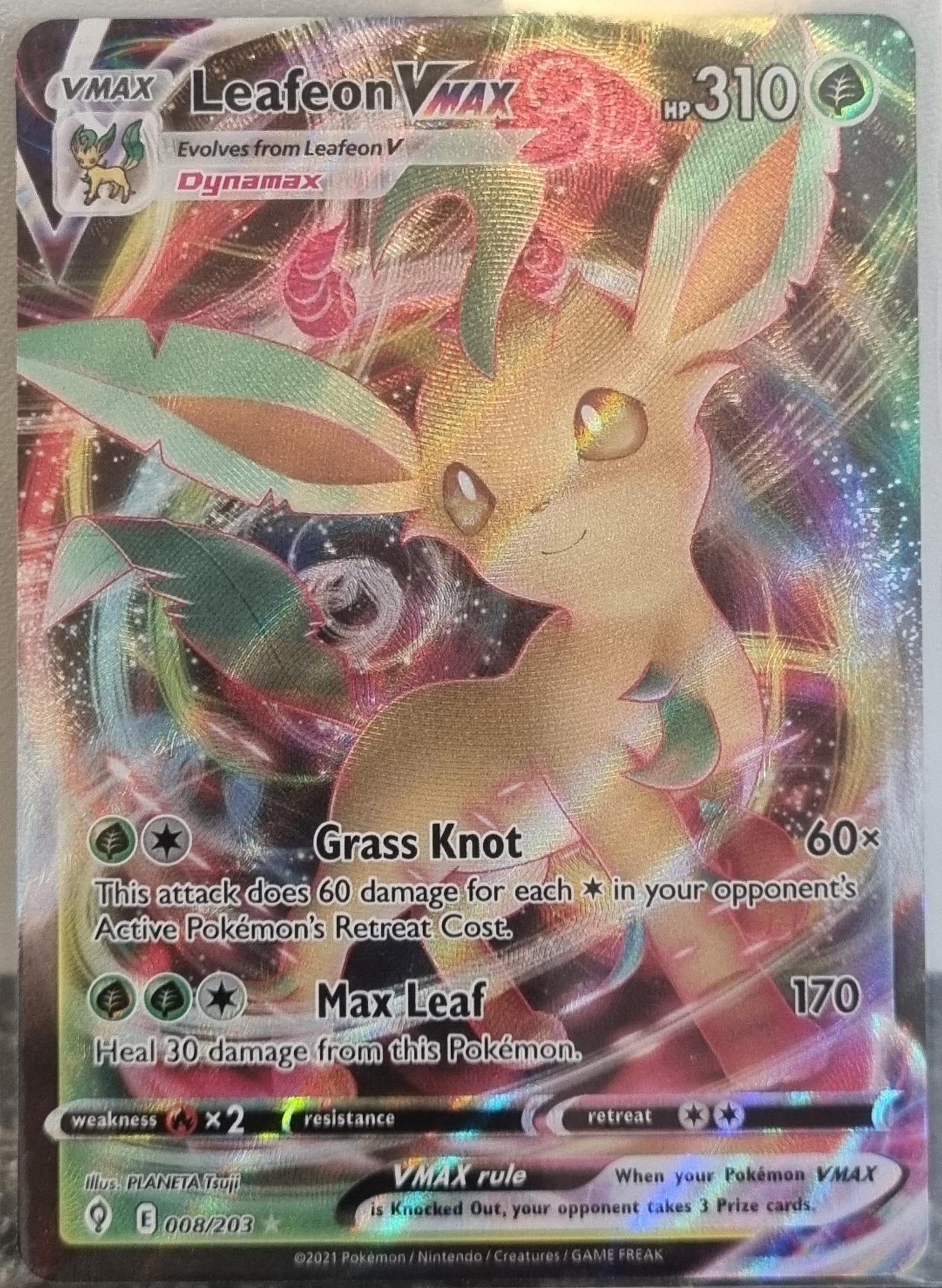Leafeon VMAX - Evolving Skies (Ultra Rare) [EVS-008]