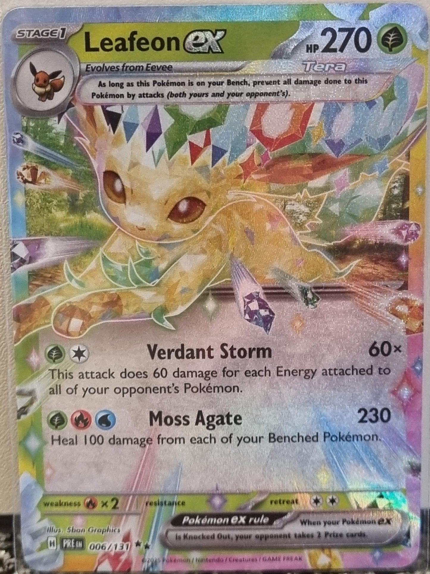 Leafeon ex - Prismatic Evolutions (Double Rare) [PRE-006]