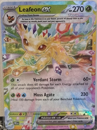 Leafeon ex - Prismatic Evolutions (Double Rare) [PRE-006]