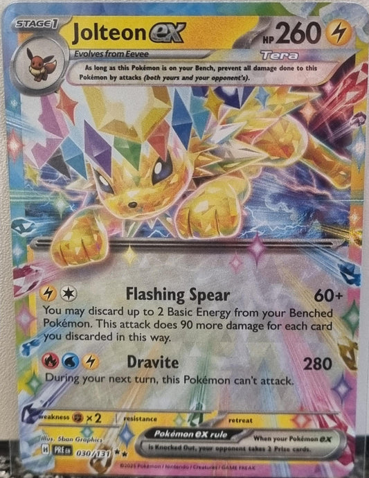 Jolteon ex - Prismatic Evolutions (Double Rare) [PRE-030]