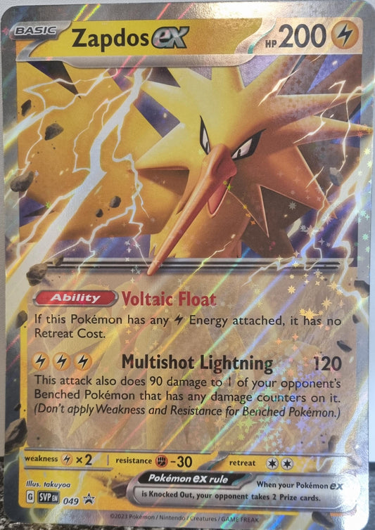 Zapdos ex - SV Black Star Promos (Oversized) [SVP-049]