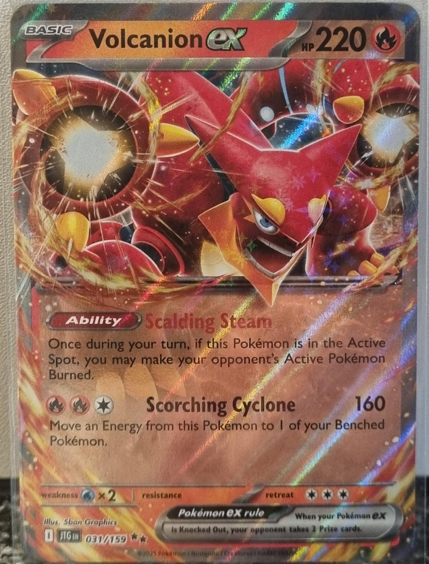 Volcanion ex - Journey Together (Double Rare) [JTG-031]