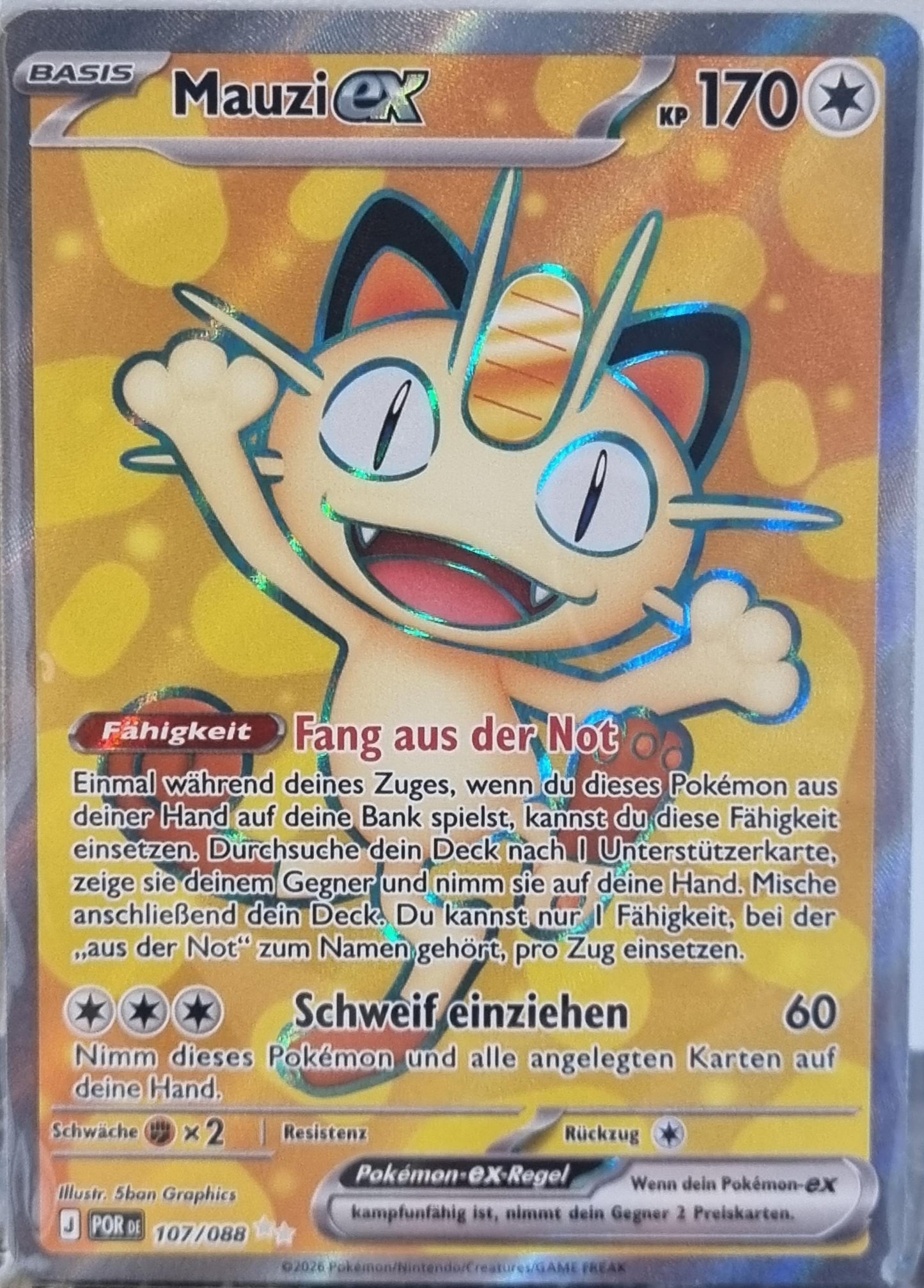 Meowth ex - Perfect Order (Ultra Rare) [POR-107]