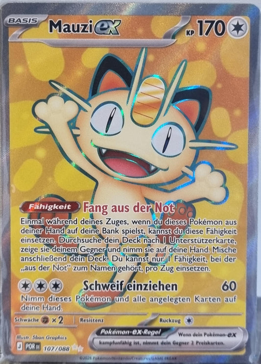 Meowth ex - Perfect Order (Ultra Rare) [POR-107]
