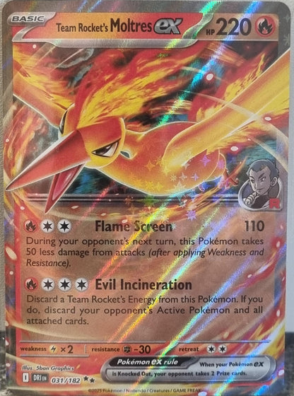 Team Rocket's Moltres ex - Destined Rivals (Double Rare) [DRI-031]