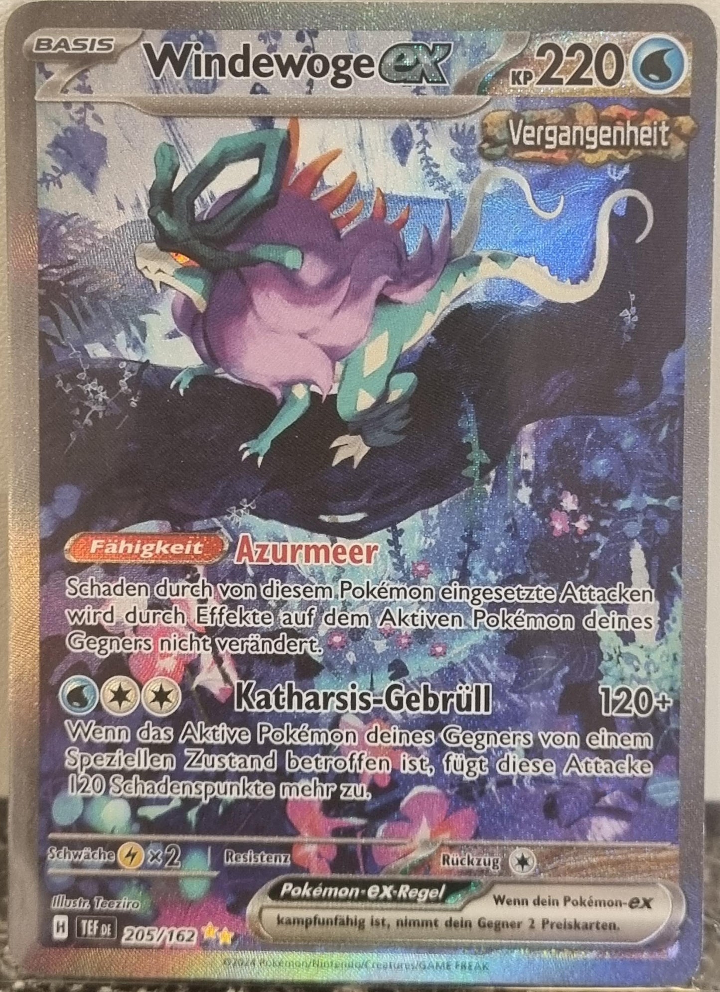 Walking Wake ex - Temporal Forces (Special Illustration Rare) [TEF-205]