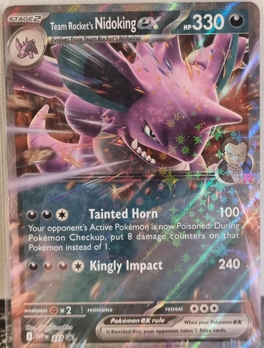Team Rocket's Nidoking ex - SV Black Star Promos (Promo) [SVP-217]