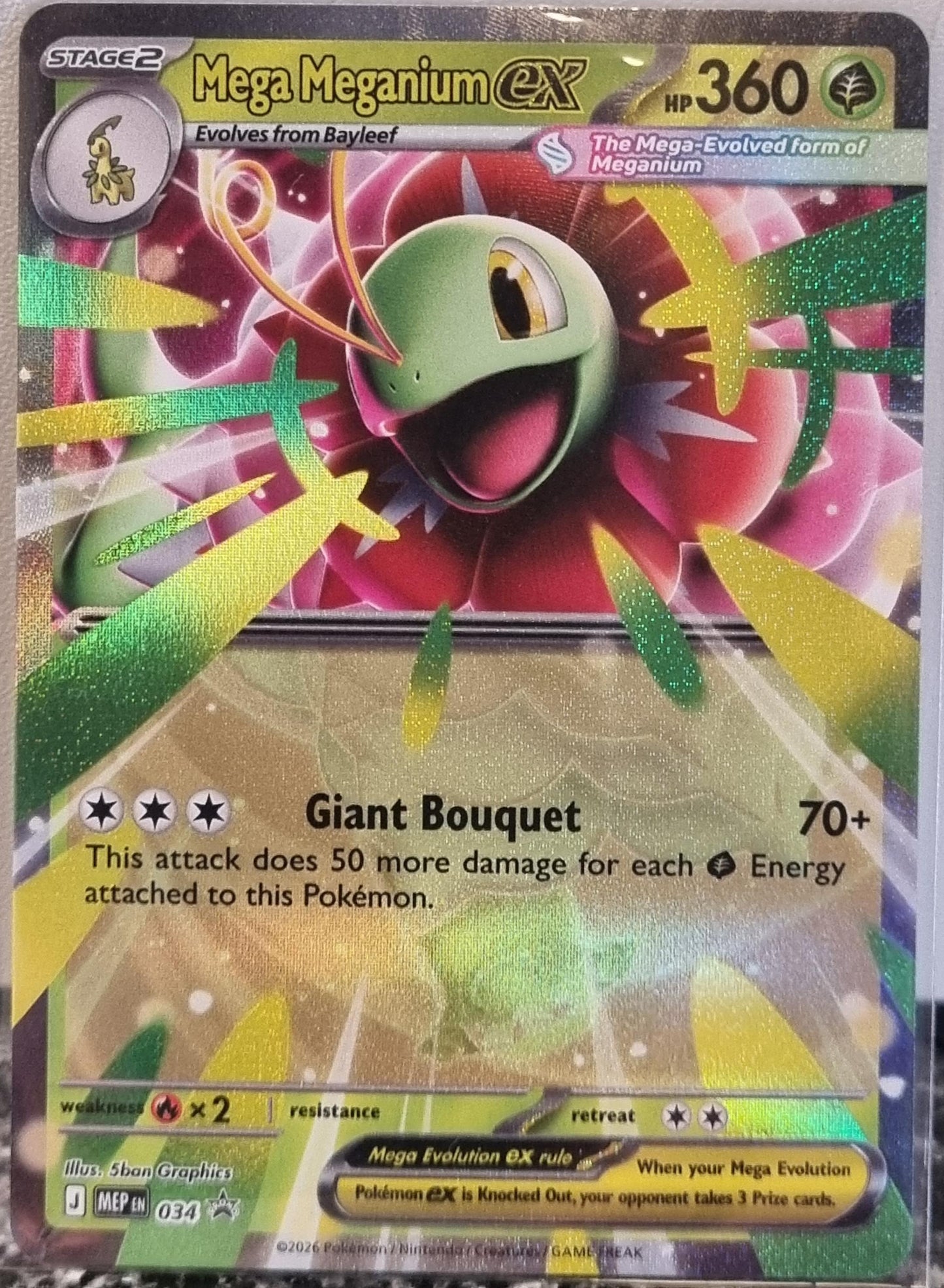 Mega Meganium ex - MEP Black Star Promos (Promo) [MEP-034]