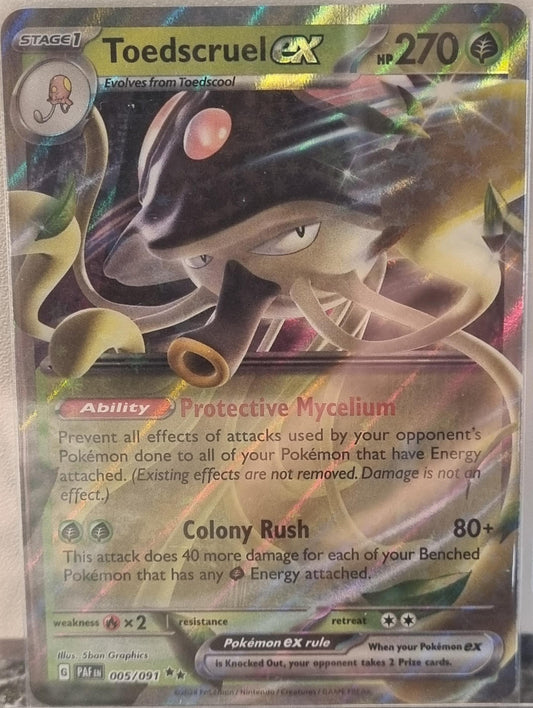 Toedscruel ex - Paldean Fates (Double Rare) [PAF-005]