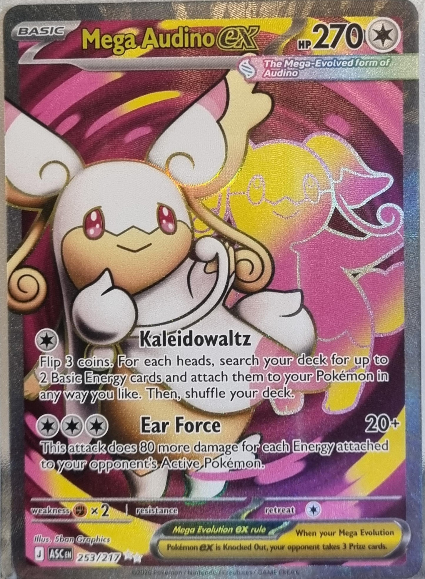 Mega Audino ex - Ascended Heroes (Ultra Rare) [ASC-253]
