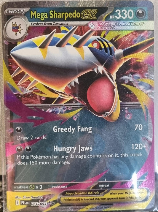 Mega Sharpedo ex - Phantasmal Flames (Double Rare) [PFL-061]