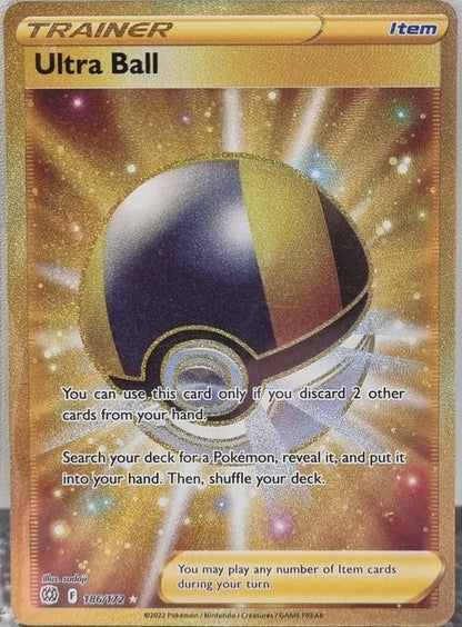 Ultra Ball - Brilliant Stars (Secret Rare) [BRS-186]