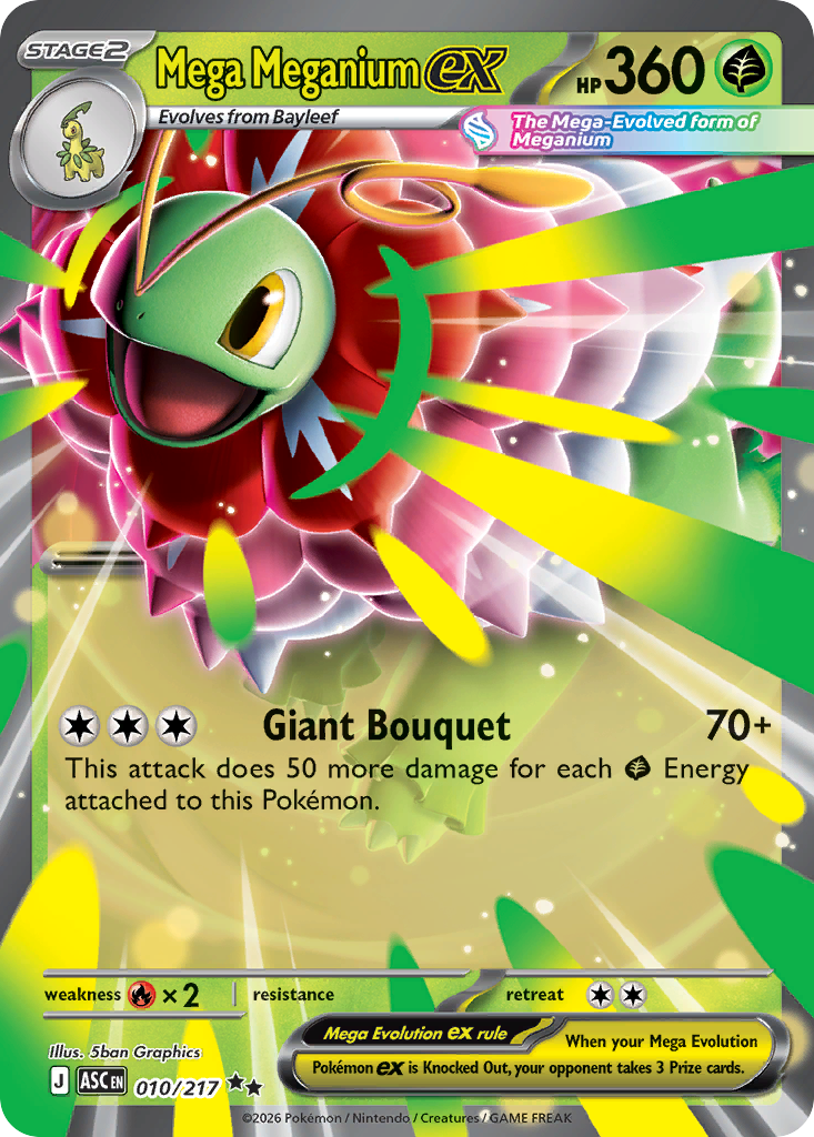 Mega Meganium ex - Ascended Heroes (Double Rare) [ASC-010]