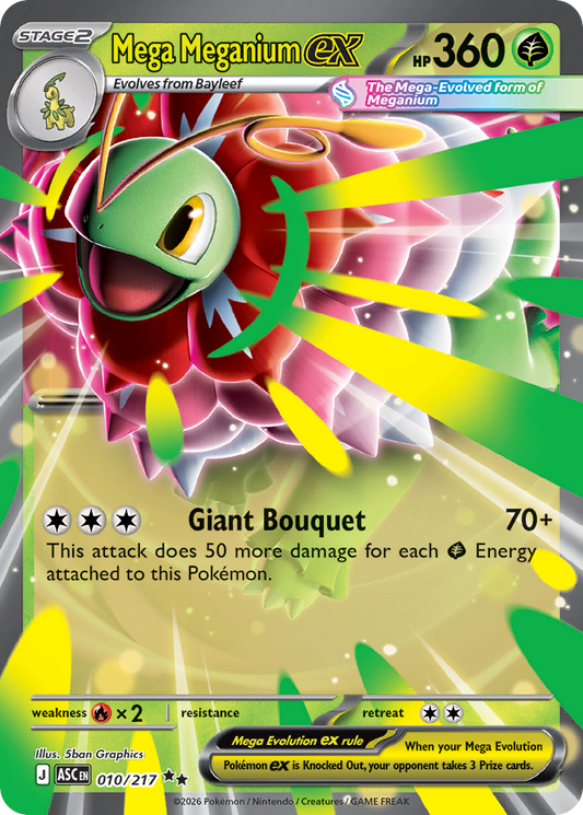 Mega Meganium ex - Ascended Heroes (Double Rare) [ASC-010]