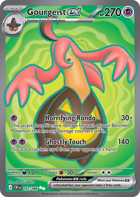 Gourgeist ex - Chaos Rising (Ultra Rare) [CRI-102]