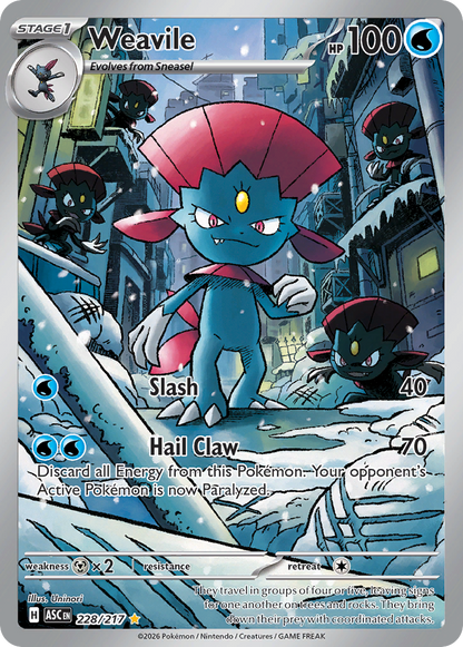 Weavile - Ascended Heroes (Illustration Rare) [ASC-228]