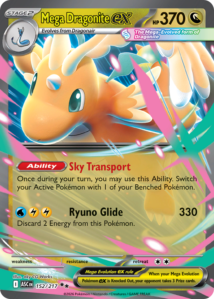 Mega Dragonite ex - Ascended Heroes (Double Rare) [ASC-152]