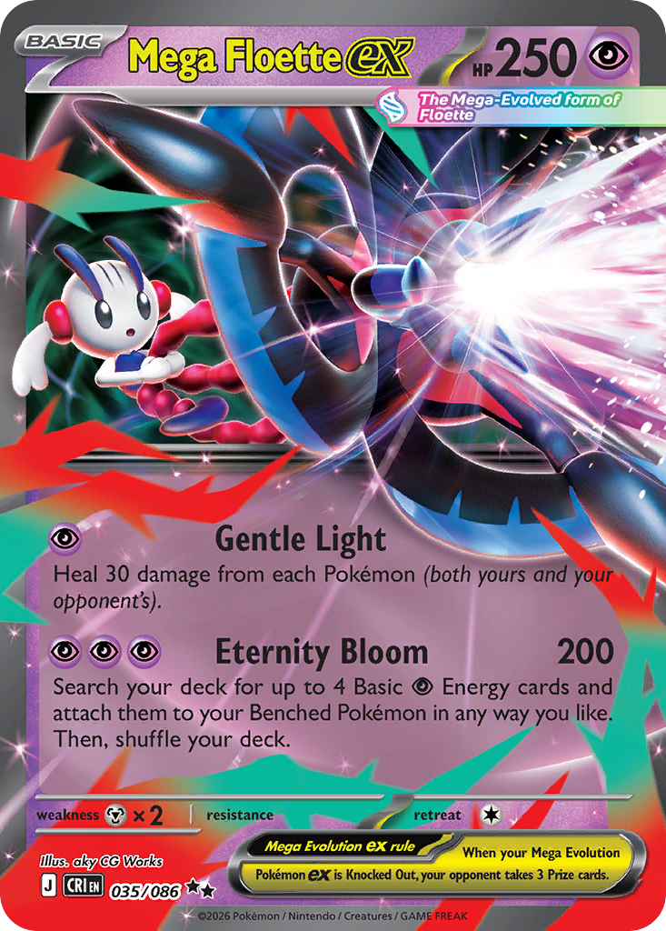 Mega Floette ex - Chaos Rising (Double Rare) [CRI-035]