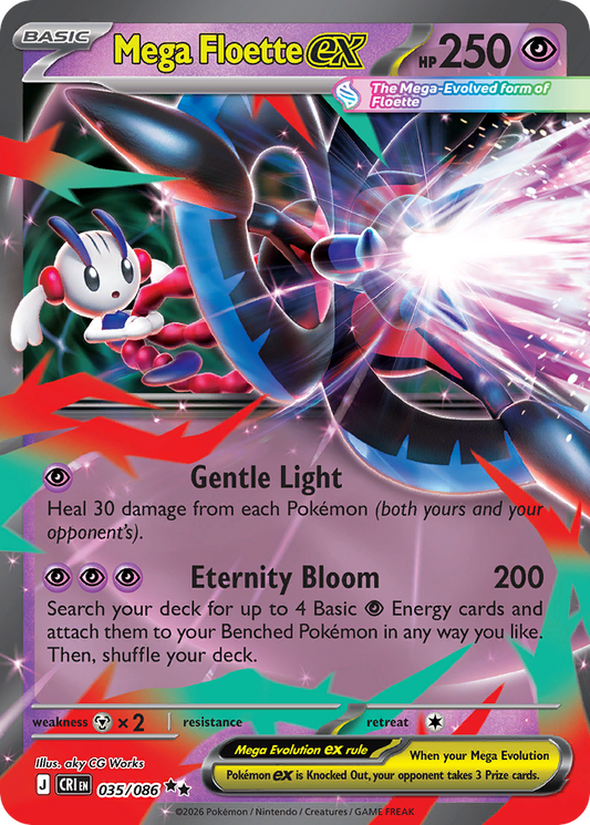 Mega Floette ex - Chaos Rising (Double Rare) [CRI-035]