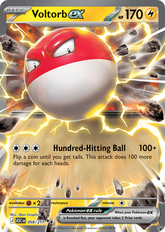 Voltorb ex - Ascended Heroes (Double Rare) [ASC-058]