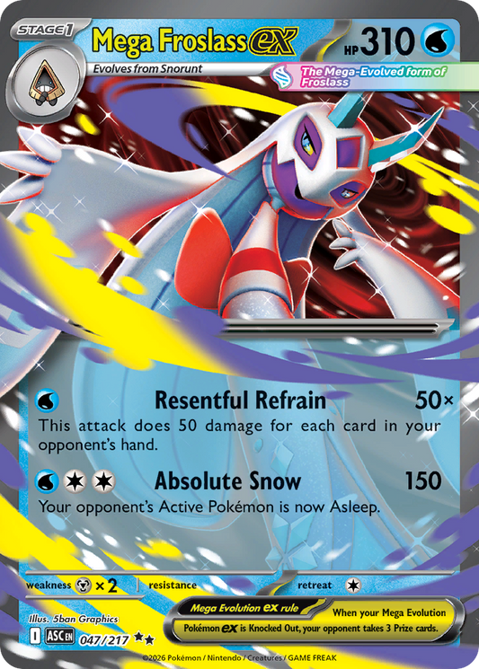 Mega Froslass ex - Ascended Heroes (Double Rare) [ASC-047]