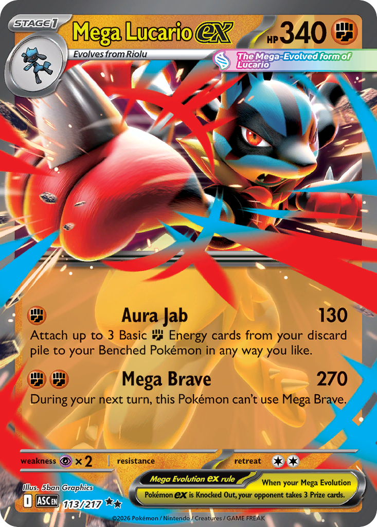Mega Lucario ex - Ascended Heroes (Double Rare) [ASC-113]